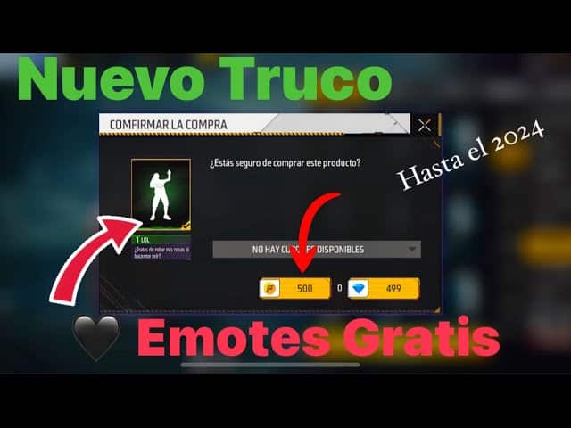 como conseguir emotes para free fire