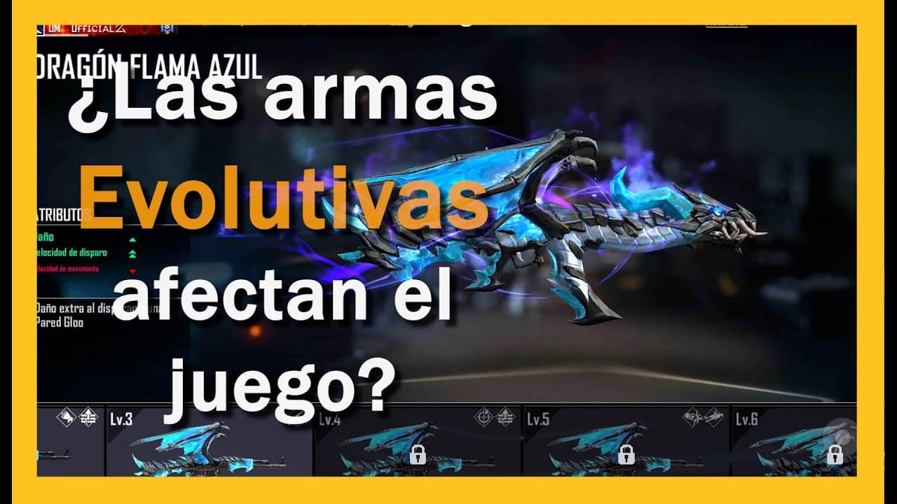 cual es la diferencia entre las armas evolutivas y las normales en free fire